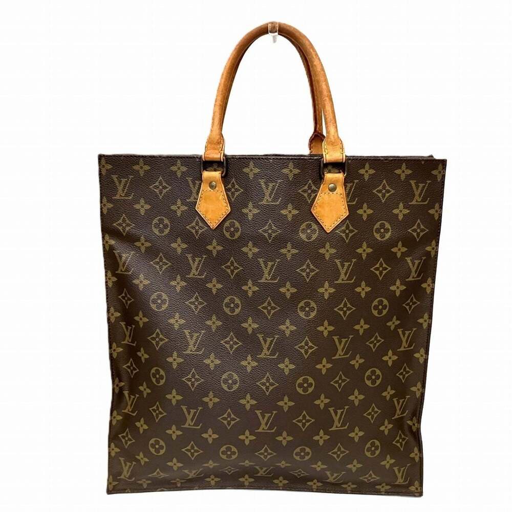 LOUIS VUITTON Authentic Brown Monogram Tote Bag - Picture 2 of 9